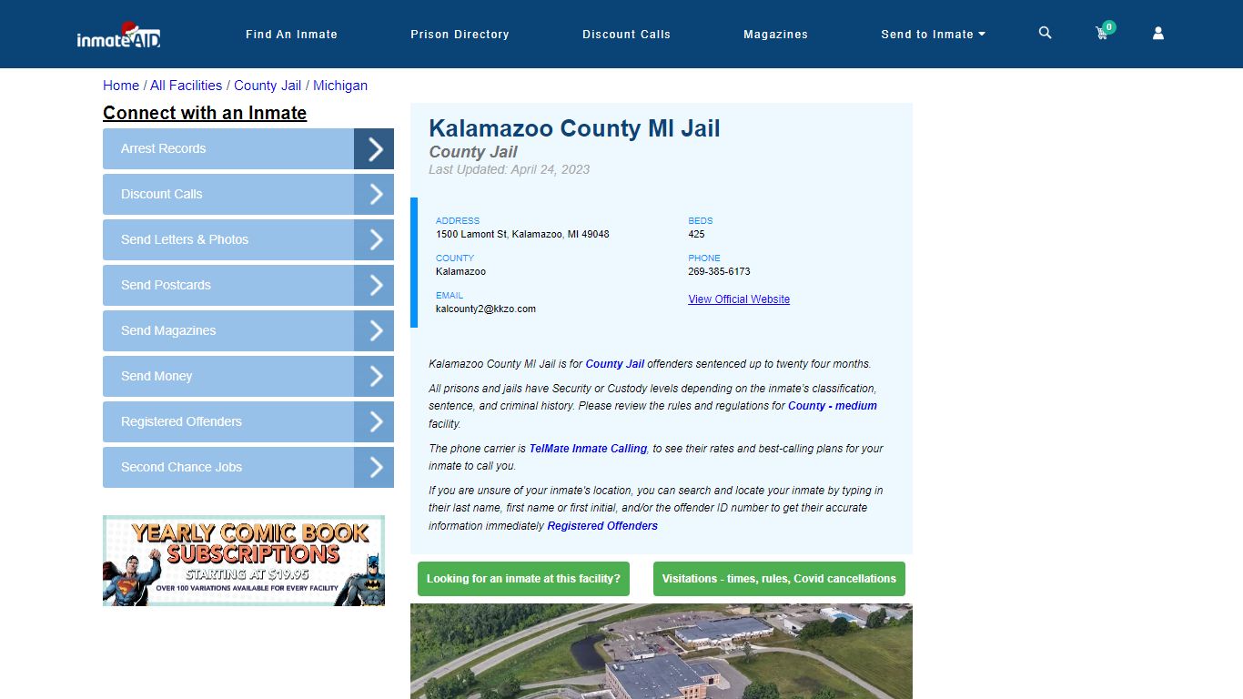 Kalamazoo County MI Jail - Inmate Locator - Kalamazoo, MI
